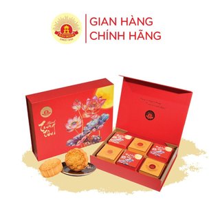 Bánh trung thu bảo minh sen hà thành hộp 6 bánh 600gr