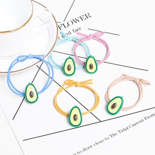 3 Thun Buộc Tóc Cột Tóc Quả Bơ - Thỏ Hồng VPP