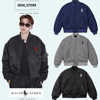 Áo Khoác Bomber RALPH LAUREN Nam Nữ Trần Bông 3 Lớp , Logo Thêu Ngựa Chính Hãng Cao Cấp Phong Cách Hàn Quốc GEM_STORE
