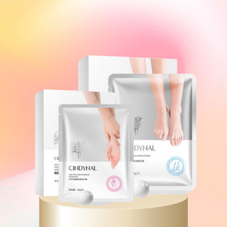 Mặt nạ ủ tay chân CINDYNAL tinh chất sữa dê, giúp làm mềm mịn da, cấp ẩm, ngừa nứt nẻ và rạn da