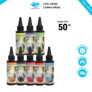    NEW   MÀU DẦU PHA SOCOLA 50ML - BẢNG 8 MÀU ĐỒNG TIẾN 