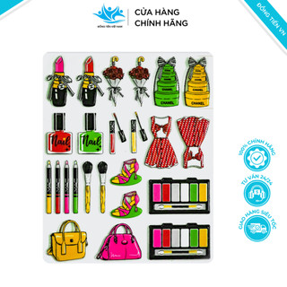 Khuôn Socola In Hình Phụ Kiện Trang Điểm CI34 - Đồng Tiến Việt Nam