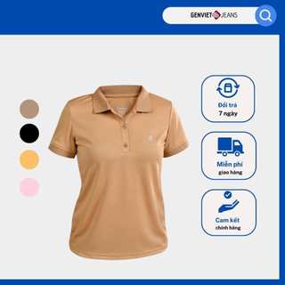 Áo polo cộc tay nữ genviet dp321t8218