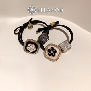 Dây buộc tóc nữ Eleanor Accessories hình hoa đính đá phụ kiện tóc dây cột tóc 7820