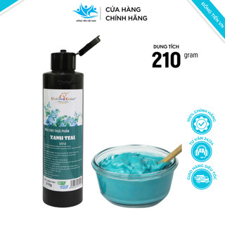 Màu Thực Phẩm Xanh Teal UNICORN Không Đắng 210gr A12
