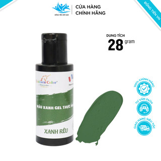 Màu Thực Phẩm Xanh Rêu UNICORN Dạng Gel 28gr D07