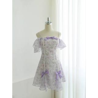 Tiela đầm váy hoa kết nơ - maris dress