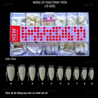 móng úp hsm phom tròn oval  mẫu mới