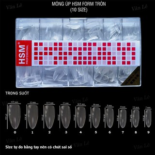 móng úp hsm phom tròn oval  mẫu mới