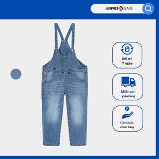 Yếm jeans yếm bé gái genviet ky104j8494