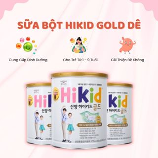 Sữa Bột Tăng Chiều Cao Hikid Gold 650g Đạm Dê Tự Nhiên, Hỗ Trợ Tiêu Hóa Và Tăng Chiều Cao Cho Bé