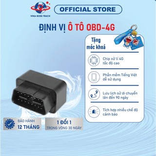 Định Vị GPS Dành Cho Ô tô Cắm Cổng OBD VINA BOSS TRACK Bảo hành 12 tháng