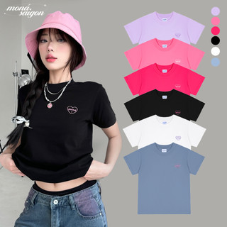 Áo thun baby tee basic moná - cindy