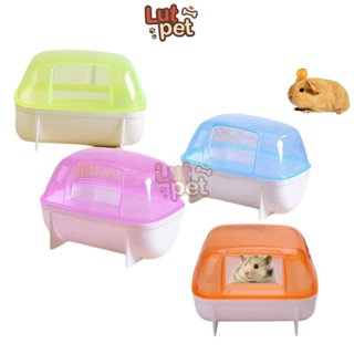 Nhà tắm cho chuột hamster, bồn đựng cát tắm cho chuột, size lớn - Lutpet