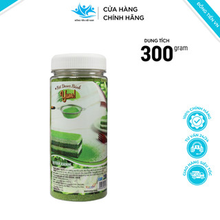 Bột Rắc Yum Trang Trí Bánh Vị Trà Xanh Lọ 300g - Đồng Tiến Việt Nam