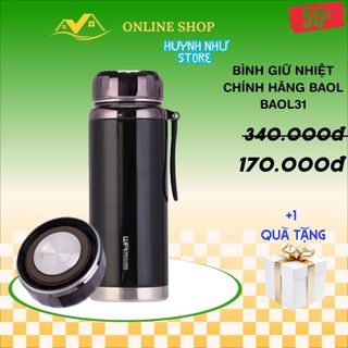  Bình giữ nhiệt BAOL dung tích 1500ml 1200ml 1000ml inox304 có lưới lọc cách nhiệt 2lớp công nghệ mới 