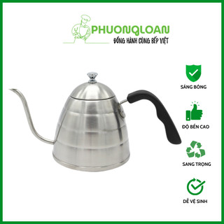 Bình pha trà cà phê vòi dài bằng thép không gỉ PH-0262