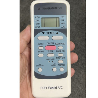  Remote Máy Lạnh Điều Hòa FUNIKI TUBO - Điều Khiển Điều Hoà Funiki Tubo 2 Chiều Hàng Loại 1 -Bh 3 Tháng Lỗi Đổi Mới 