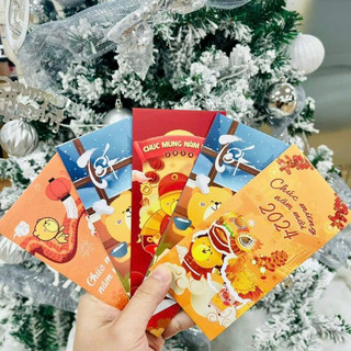 ( Quà Tặng Không Bán ) Set 5 Bao Lì Xì Mamabu