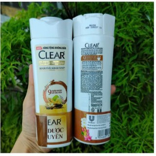 Dầu gội CLEAR  140gr/Chai - Hàng tách Khuyến mãi có dính keo