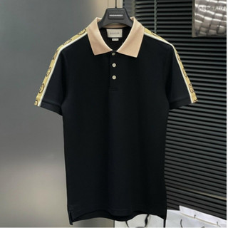  Áo thun nam có cổ polo tay ngắn phổi viền tay màu đỏ kiểu đẹp vải dày co dãn tốt mẫu mới nhất cao cấp 