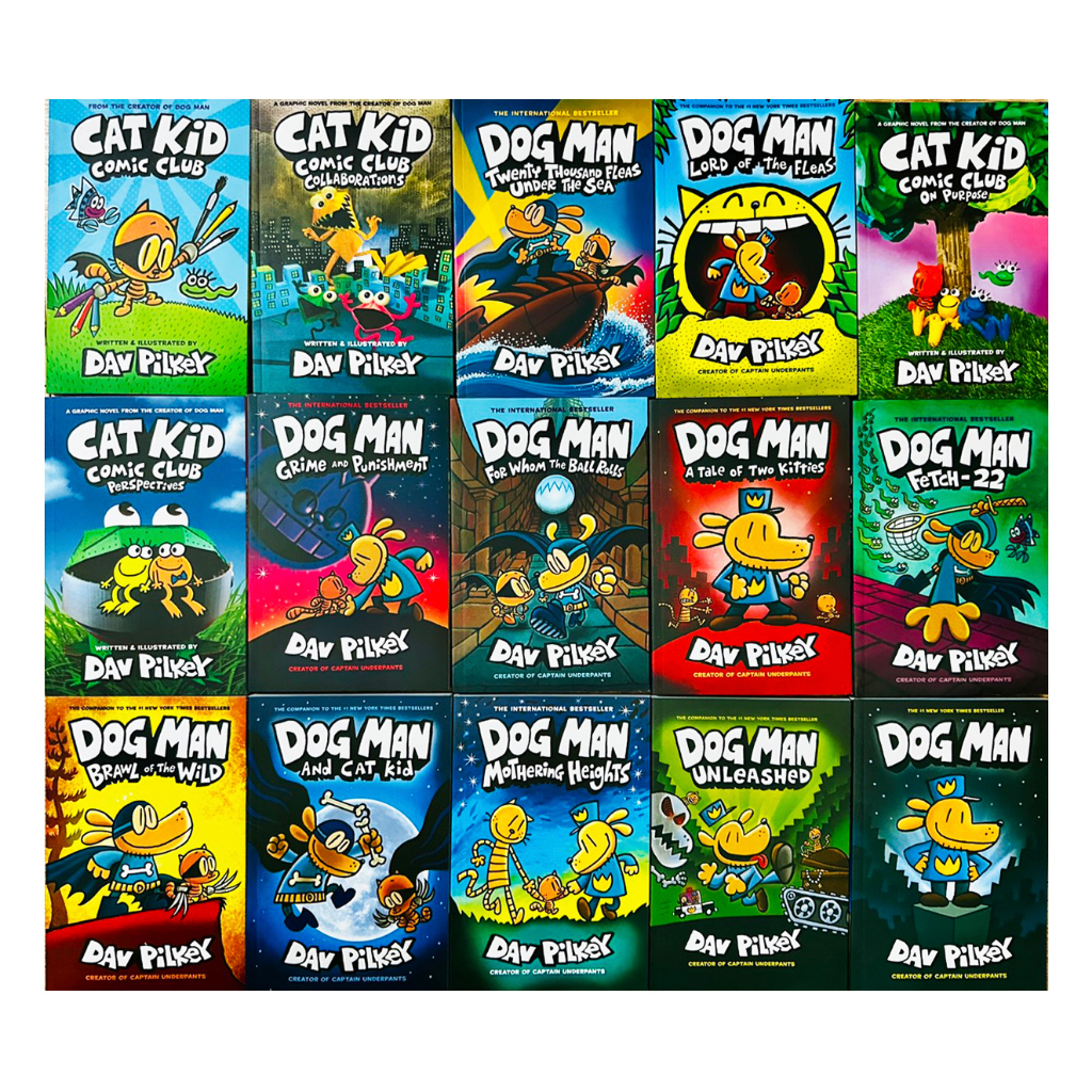 Sách - Dog Man - bộ 17 cuốn bản Tiếng Anh