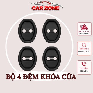 Combo 4 Miếng Đệm Khoá Cửa Silicone - Chống Va Đập Chống Sốc Tránh Làm Hỏng Cửa Xe Ô Tô Hiệu Quả