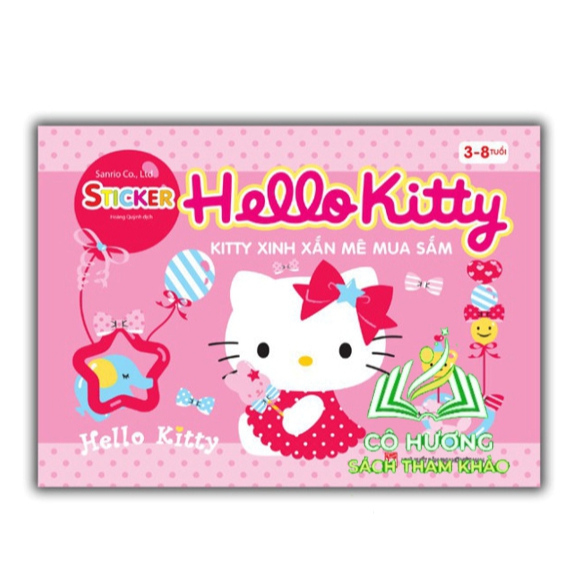 Sách - Hello Kitty - Kitty xinh xắn mê mua sắm (3-8 tuổi)