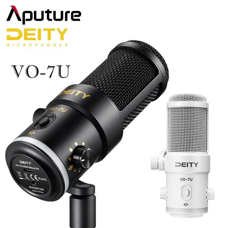 Micro Dynamic USB Deity VO-7U Mic thu âm Podcast, Stream game có đèn RGB dùng với điện thoại, máy tính