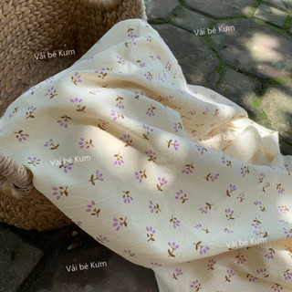 Vải đũi cara may đồ cho bé mã 025