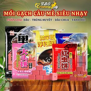Mồi gạch câu lăng xê chuyên câu cá mè, chép, trôi gói 16 miếng 800g