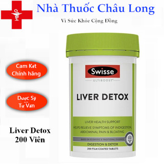Viên Uống Bổ Gan, Giải Độc Swisse Ultiboost Liver Detox