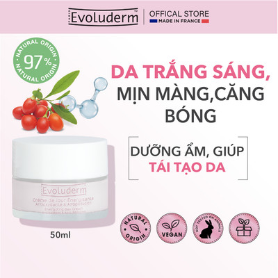 [Mẫu mới] Kem dưỡng trắng da chống lão hoa ban ngày Evoluderm bổ sung Collagen và Vitamin cho làn da rạng rỡ 50ml(18351)