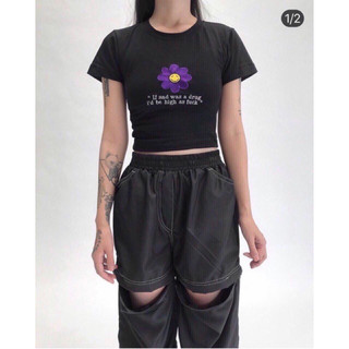 ÁO THUN TAY NGẮN CROPTOP BODY