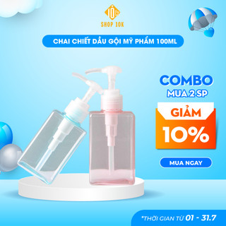 Bình chiết mỹ phẩm dạng vòi ấn 100ML dùng để chiết mỹ phẩm, dầu gội, sữa tắm