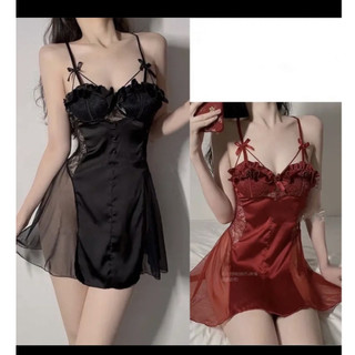  Váy ngủ sexy có đệm ngực lụa cao cấp Đầm mặc nhà gợi cảm quyến rũ hàng QC loại 1 - M160 