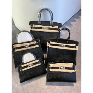 Túi hm birkin 25 , túi hm kelly size 25 vân thằn lằn bóng nguyên bản