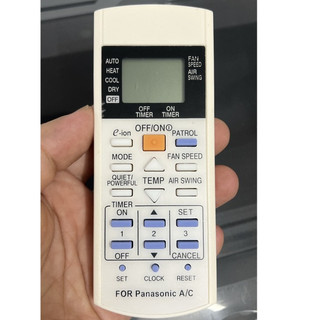 Remote điều khiển điều hòa PANASONIC E-ION 2 chiều -hàng loại 1 -bh 3 tháng lỗi đổi mới