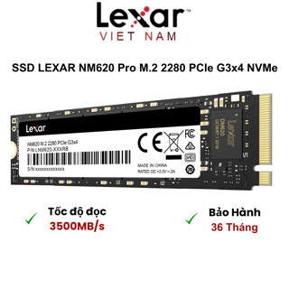 Ổ cứng SSD Lexar 256GB NM620 ( M.2 2280 NVME PCIe Gen3x4 )