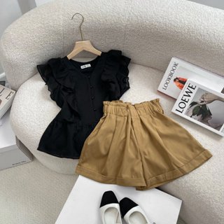 Quần Áo Bigsize Nữ Mập Fashion (48-85kg) Áo Kiểu Bigsize Áo Đen Bèo Quần Sooc Kaki Mềm Năng Động Đi Chơi Dạo Phố