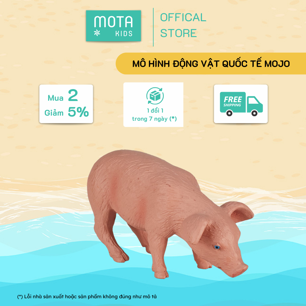 MÔ HÌNH ĐỘNG VẬT - HEO CON ĐANG ĂN