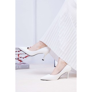 Giày Cao Gót 7cm Basic Mũi Nhọn Mềm Êm Chân Pixie X457
