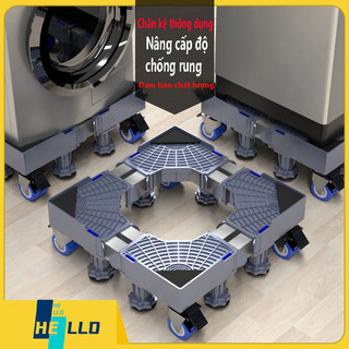 Chân đế máy giặt, Kệ máy giặt và tủ lạnh, Chân máy giặt. Giá đỡ quạt điều hòa Inox cao cấp - HELLO