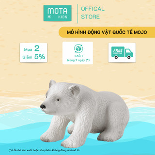 MÔ HÌNH ĐỘNG VẬT - GẤU BẮC CỰC CON NGỒI