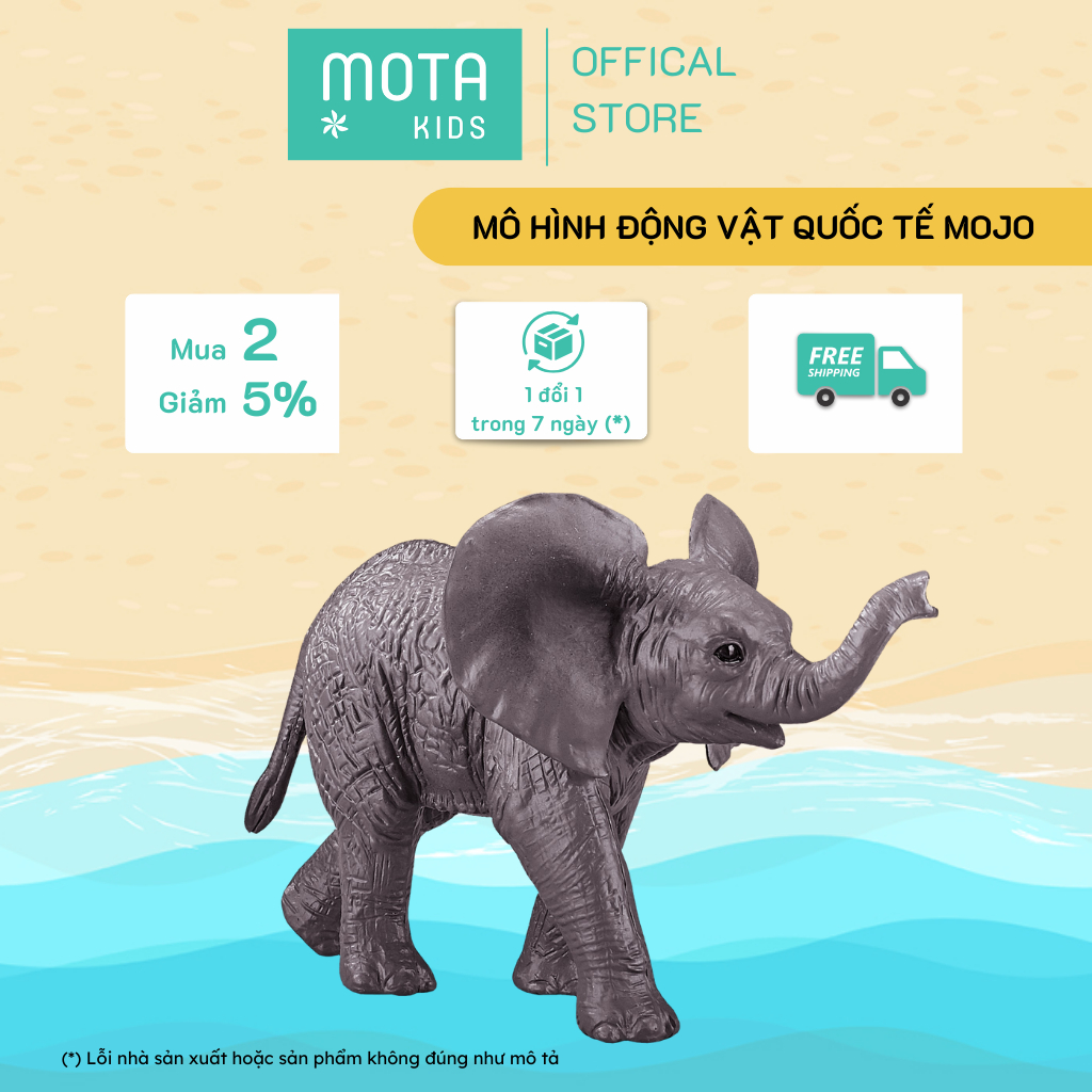 MÔ HÌNH ĐỘNG VẬT - VOI CHÂU PHI CON