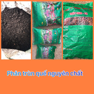 Phân trùn quế nguyên chất bao 2kg,5kg,10kg Thuỷ cam. phân hữu cơ bón hoa, cây cảnh, rau màu
