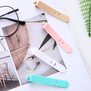 Dây quấn cáp tai nghe bằng silicon chống thất lạc chống rối nhiều màu dài 73mm JUYUPU