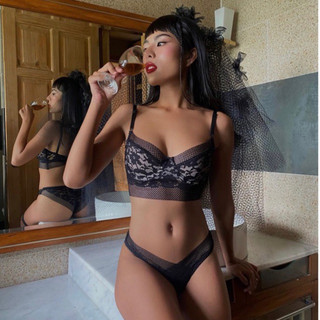 LACE - set candice có gọng không mút ( áo + quần)
