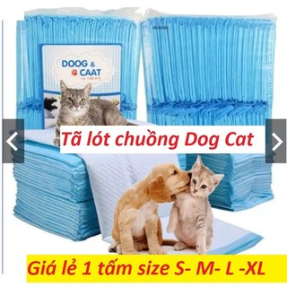 (Bán lẻ tấm) Tã lót chuồng chó/ Tấm lót chuồng/ Tã lót chó mèo DOG CAT Full size