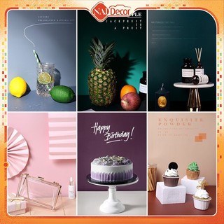 Nền Giấy Bìa Cứng 2 Mặt 2 Màu, Nền 3D Trơn (57x87cm) - Nhiều mẫu Nai Decor Phông Nền Chụp Ảnh Sản Phẩm
